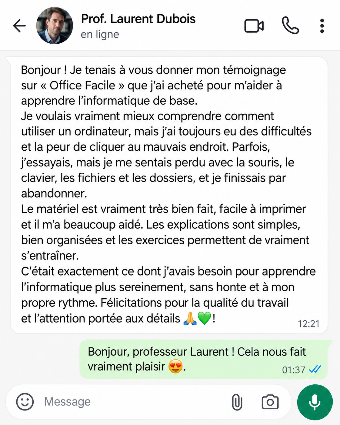 Retour du professeur Laurent Dubois sur Office Fácil